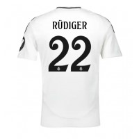 Real Madrid Antonio Rudiger #22 Hjemmebanetrøje 2024-25 Kortærmet